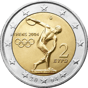 2 EURO 2004	Olympische Spelen	UNC Griekenland